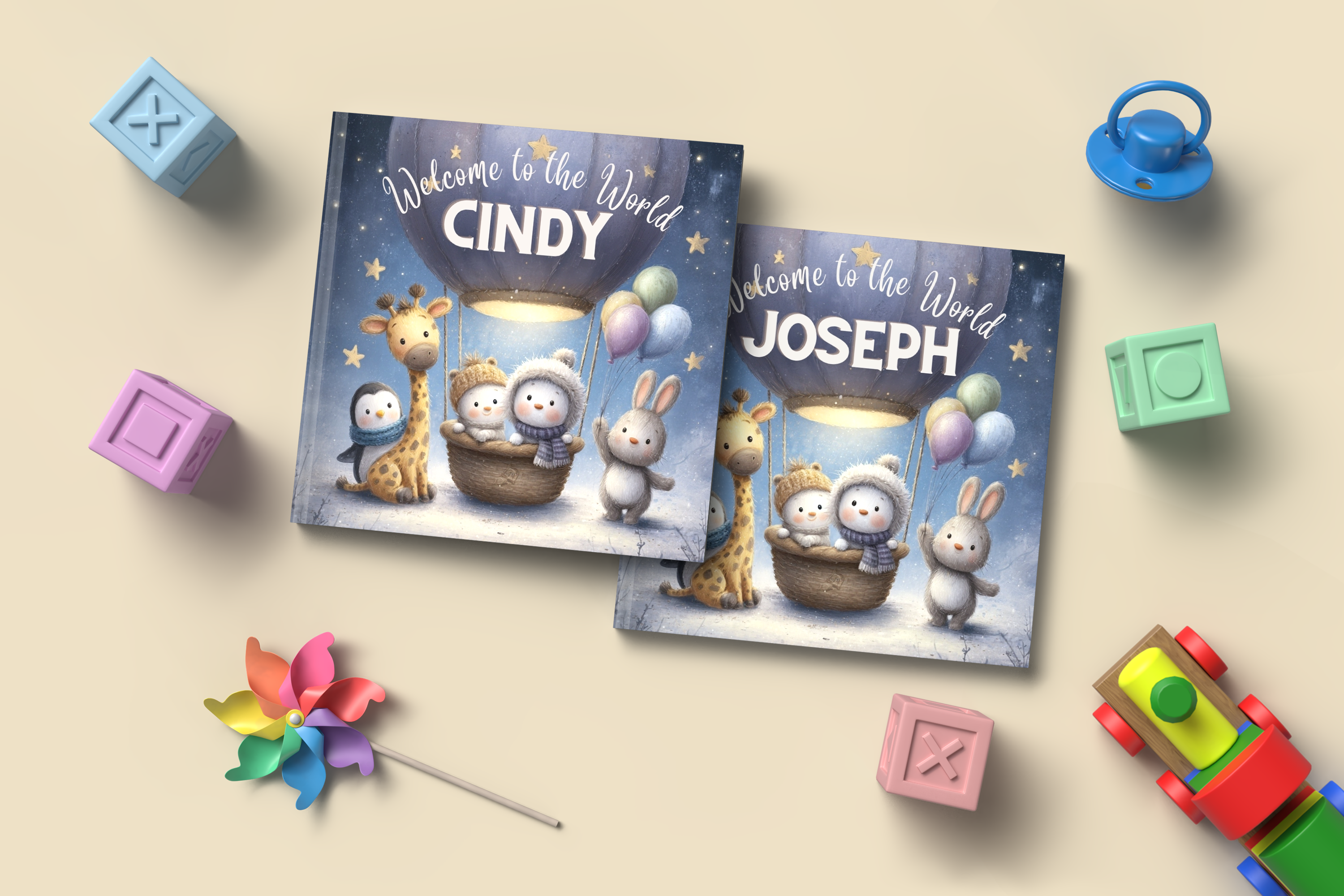 The Keepsake Book | Welcome to the World, [NAME] | Personalized Keepsake Baby Book