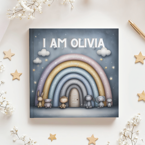 The Affirmations Book | I Am [NAME] | Personalized Affirmation Children's Book
