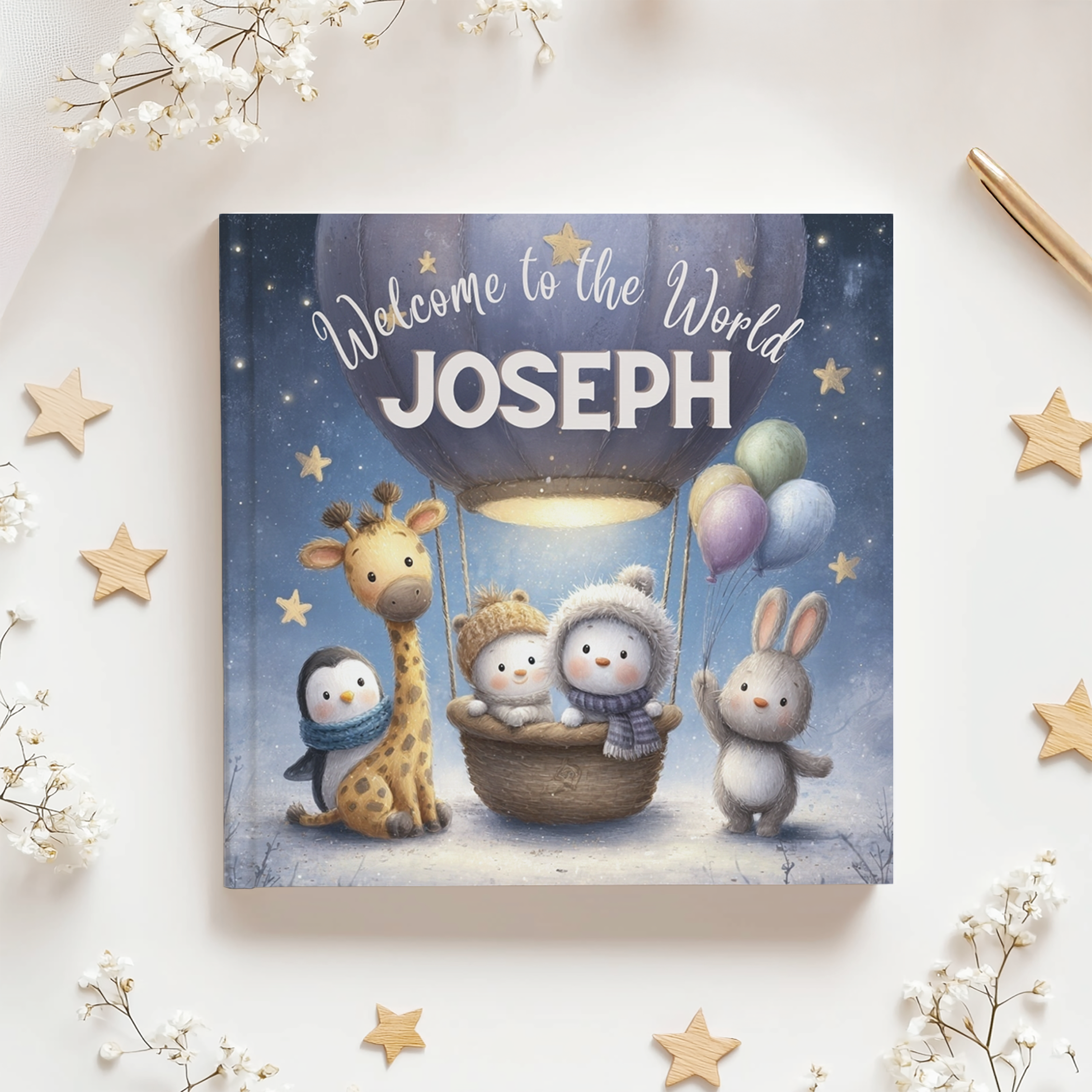The Keepsake Book | Welcome to the World, [NAME] | Personalized Keepsake Baby Book
