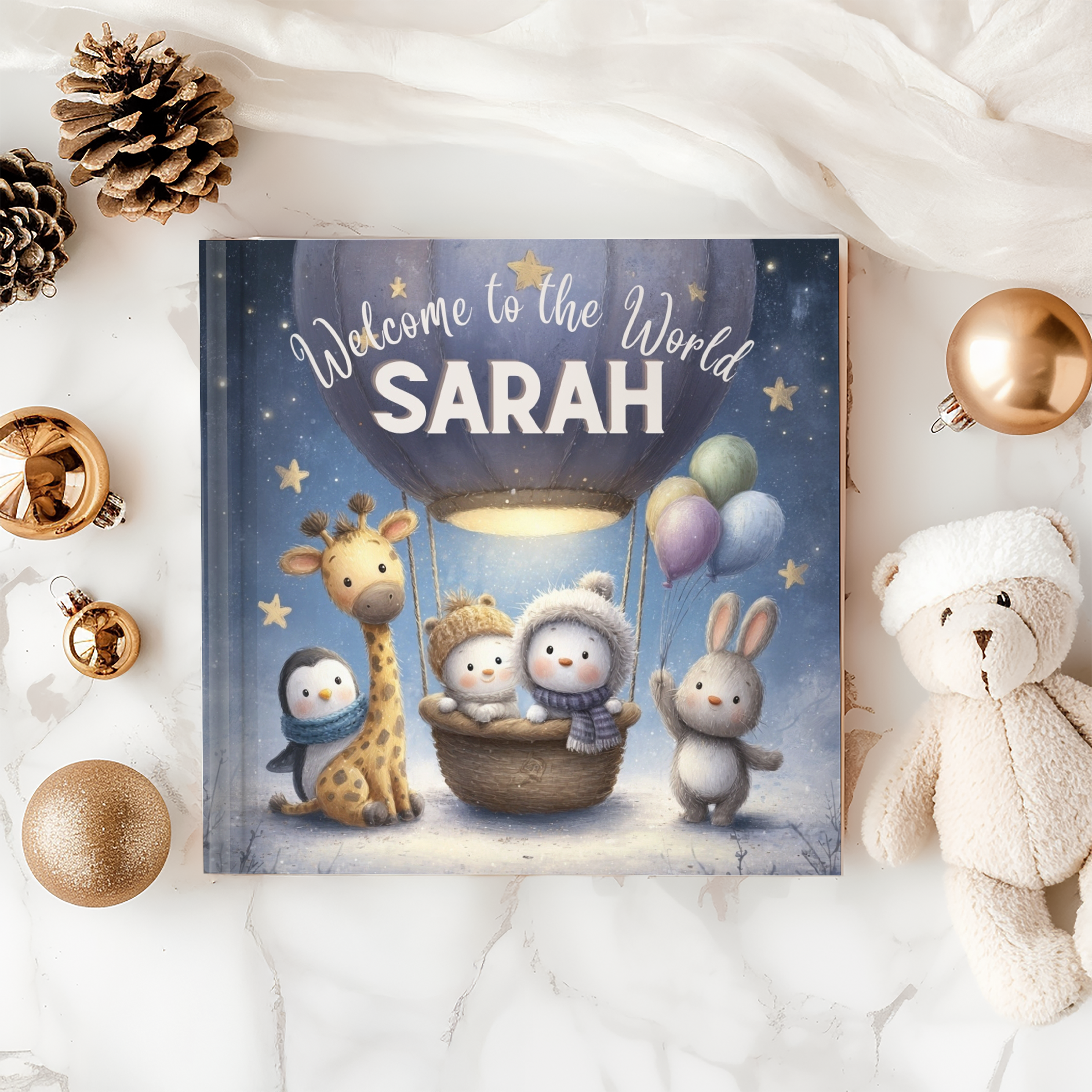 The Keepsake Book | Welcome to the World, [NAME] | Personalized Keepsake Baby Book
