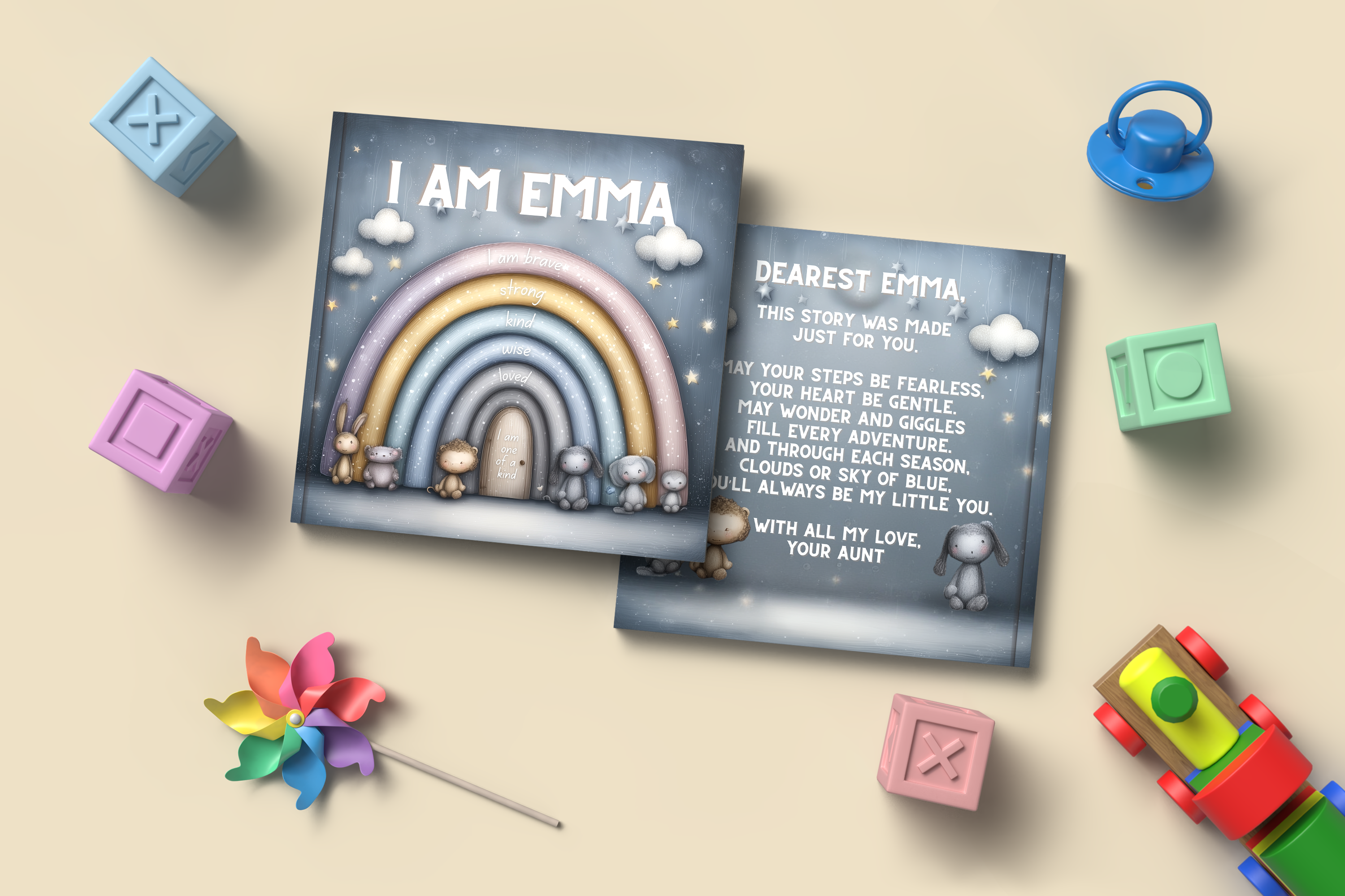 Personalized Children's Affirmations Book || I Am [NAME]